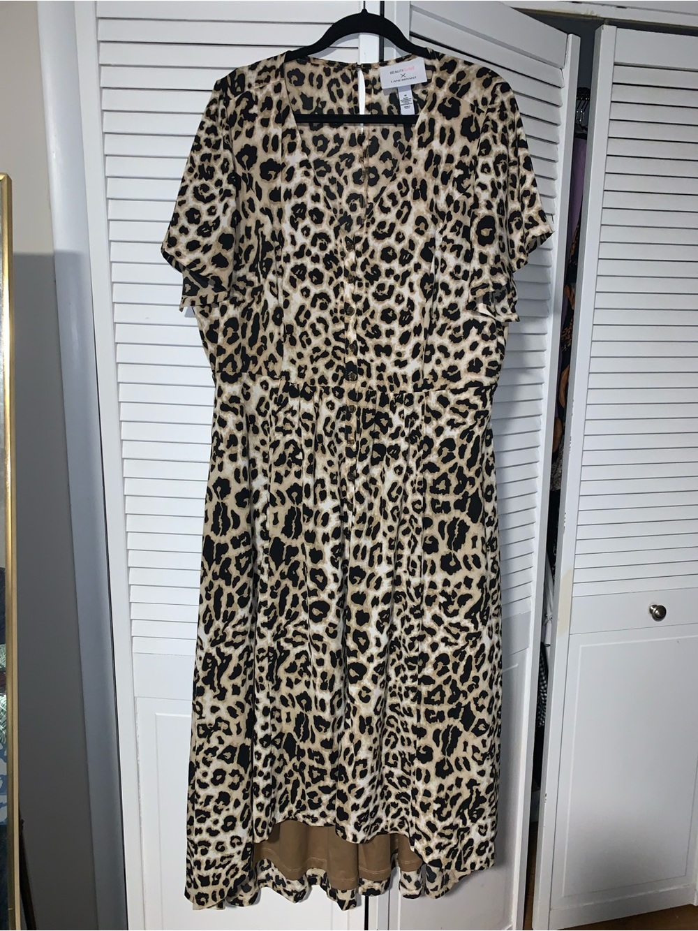 Beauticurve x Lane Bryant Plus Size Women’s Animal Print High-Low Maxi Dress